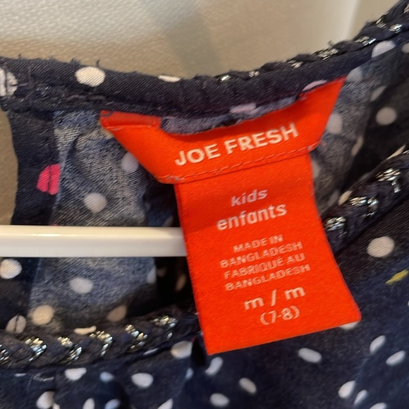 Joe Fresh Polkadot top for girls - Picture 2 of 6